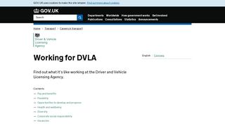 Working for DVLA - Driver and Vehicle Licensing Agency - GOV.UK