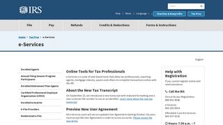 e-Services | Internal Revenue Service - IRS.gov