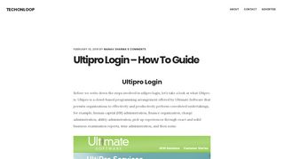 Ultipro Login – How To Guide - Techonloop