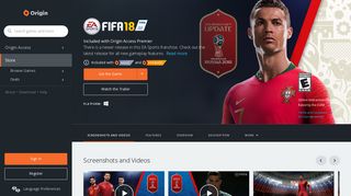 FIFA 18 - Origin