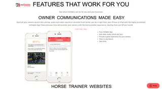 Horse trainer websites and owner communications made easy