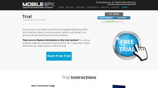 Mobile Spy - Free 7 Day Trial