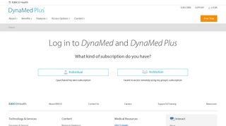 Log In to DynaMed | EBSCO DynaMed - DynaMed Plus