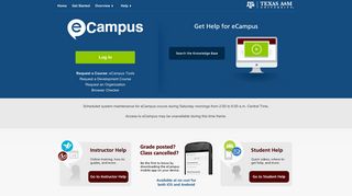 eCampus - Learning Management System | Texas A&M University
