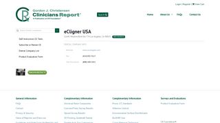 eCligner USA - Clinicians Report