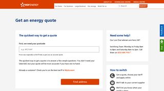 Enter email address – EDF Energy