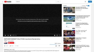 EMPOWER EMINENT SOLUTIONS mancherial Ramakrishna - YouTube