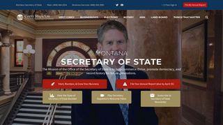 Montana Secretary of State – Corey Stapleton – Business, Elections ...