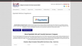 Senior Benefit Services, Inc. Equitable Medicare Supplement - Senior ...