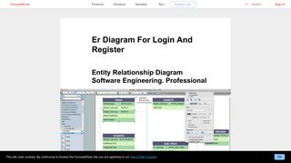 Er Diagram For Login And Register - Conceptdraw.com