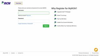 MyRCN | Login | Index