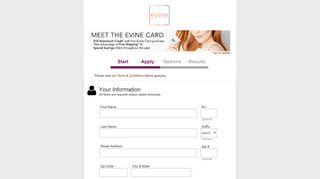 Evine Card Login And Support