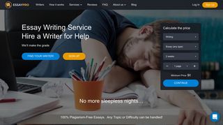 Essay Writing Service - Top Writers: $10/page | EssayPro