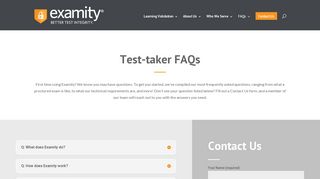 Test-takers - Examity