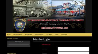 Member Login - Westfield Fire District