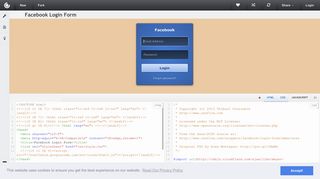 Login Facebook Page Html Source Code Or Register New Account