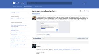 Login Facebook Security Check Or Register New Account