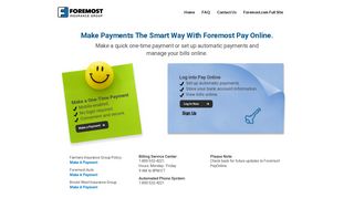 Make Payments Online - Foremost Insurance Group