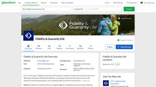 Working at Fidelity & Guaranty Life | Glassdoor