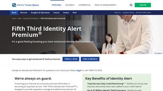 Fifth Third Identity Alert Premium - Fifth Third Bank
