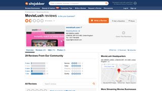 MovieLush Reviews - 29 Reviews of Movielush.com | Sitejabber