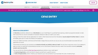 Cifas Entry - checkmyfile