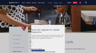 Delta American Express Credit Card : Delta Air Lines
