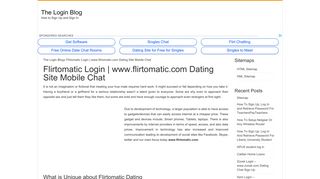 Website flirtomatic dating 💑 Best