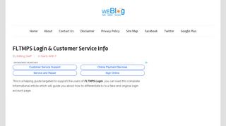 FLTMPS Login & Customer Service Info ~ - Editing Staff