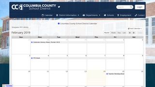 Calendar - Columbia County School District