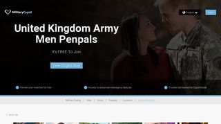 United Kingdom Army Men Penpals at MilitaryCupid.com