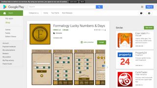 Formalogy Lucky Numbers & Days - Apps on Google Play