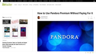 How to Use Pandora Premium Without Paying For It - Lifehacker