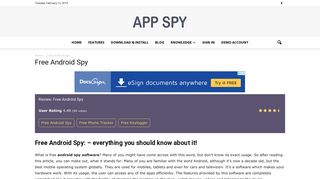 AppSpy: Free Android Spy - Spy on Android Phones
