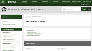 FSSA: Find Your Local Office - IN.gov