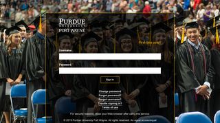 Sign-in - Purdue University Fort Wayne