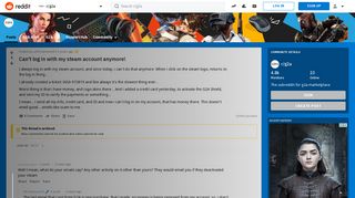 Can't log in with my steam account anymore! : g2a - Reddit