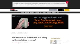 Data overload: What is the FCA doing with regulatory returns? - Money ...