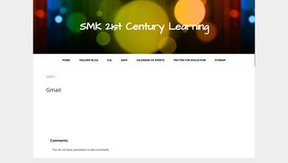 Gmail - SMK 21st Century Learning - Google Sites