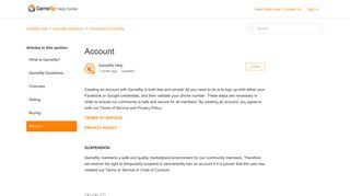 Account – Gameflip Help