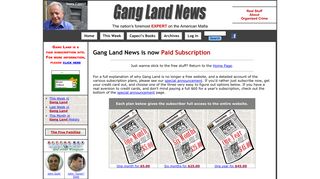 Sign-up for Gang Land News