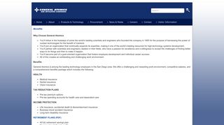 Benefits - General Atomics