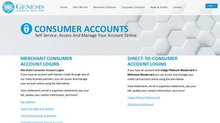 Genesis Ashley Credit Card Login And Support