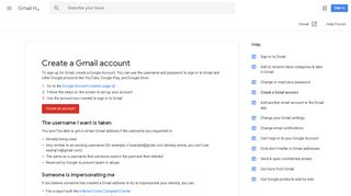 Gmail Account Register Login And Support