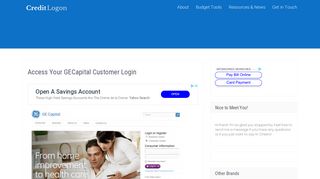GoGECapital Customer Login, Make Payments, gogecapital.com