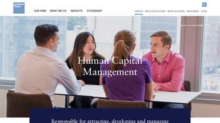 Goldman Sachs | Human Capital Management