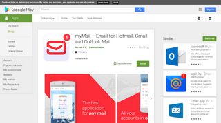 myMail – Email for Hotmail, Gmail and Outlook Mail - Apps on Google ...