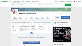 Working at Goodrich Quality Theaters | Glassdoor