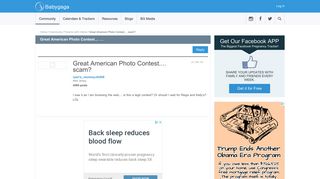 Great American Photo Contest.... scam? - BabyGaga