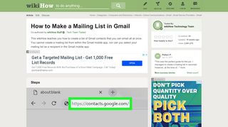The Best Way to Create a Group Mailing List in Gmail - wikiHow